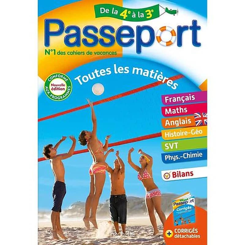 Passeport : toutes les matières ; de la 4e à la 3e