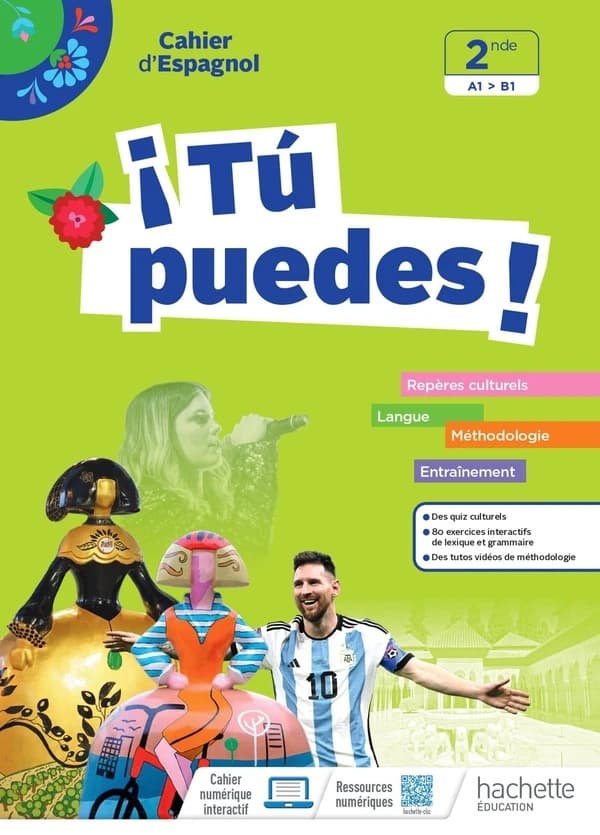 Tu puedes : espagnol ; 2de ; cahier élève ; A1>B1