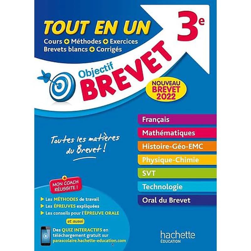 Objectif brevet ; 3e ; tout-en-un