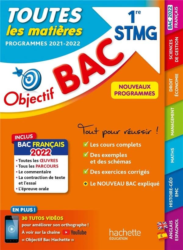 Toutes les matières 1re STMG