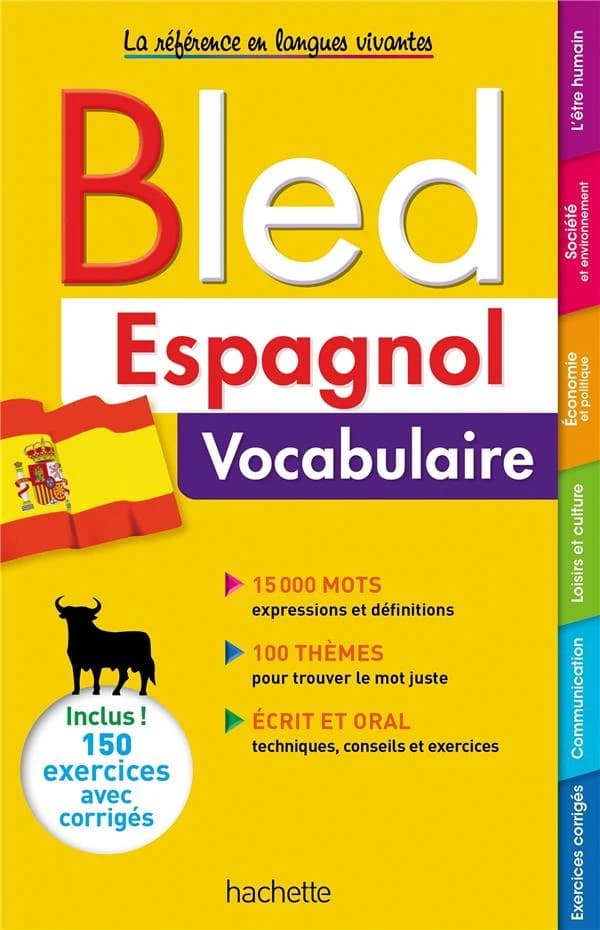 Bled espagnol, vocabulaire