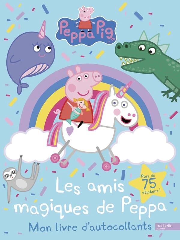 Les amis magiques de Peppa Peppa Pig : mon lvire d'autocollant : [Autocollant]