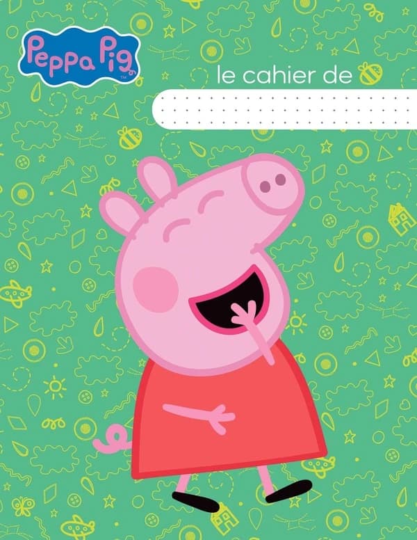 Peppa Pig : cahier d'écolier