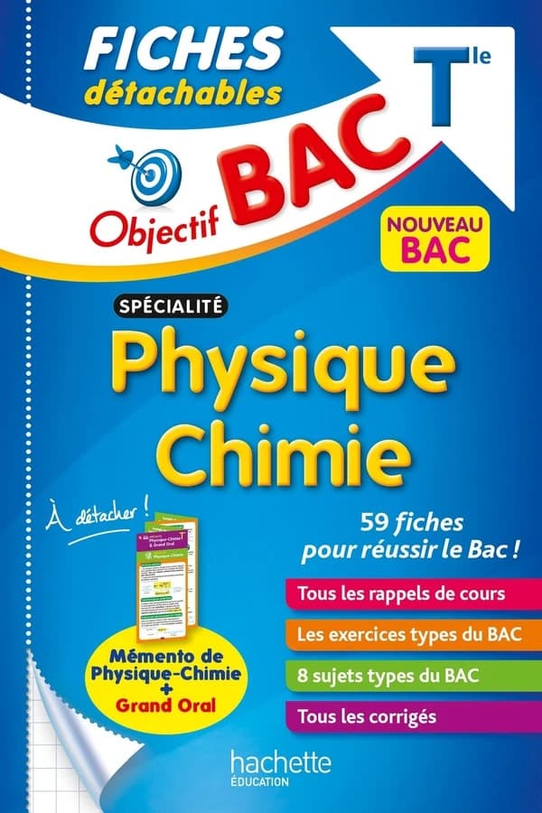 Fiches détachables Spécialité Physique Chimie Tle