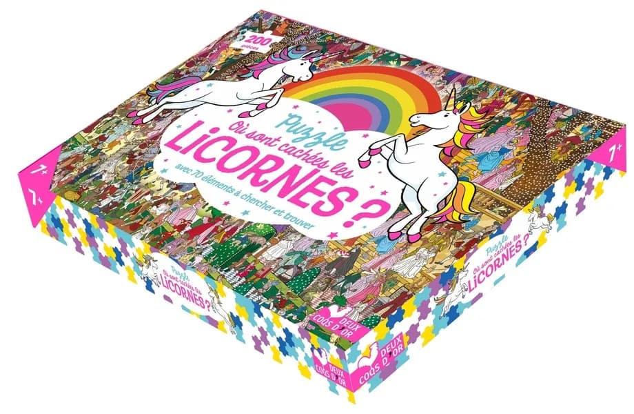 Puzzle où sont cachées les licornes ?