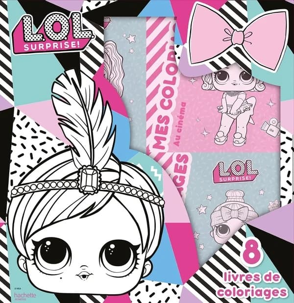 L.O.L. Surprise! : coffret 8 livres : [Album à colorier]
