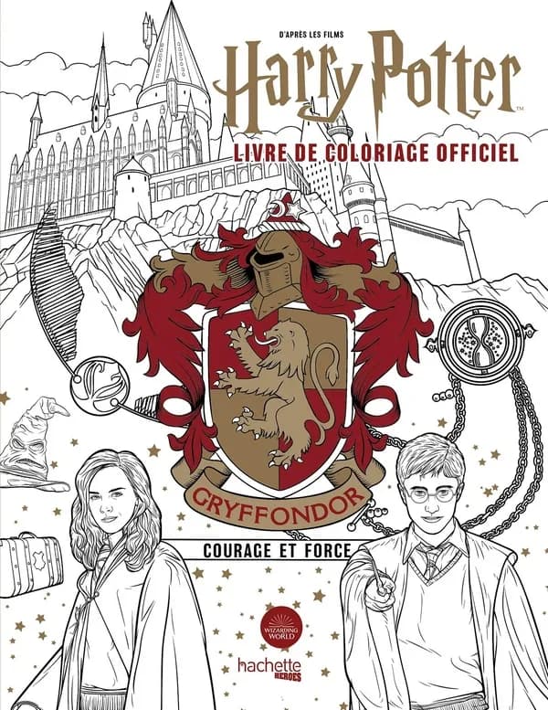 Livre de coloriage officiel Harry Potter : Gryffondor : [Album à colorier]