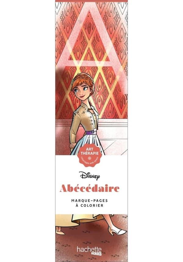 Abécédaire : marque-pages Disney à colorier