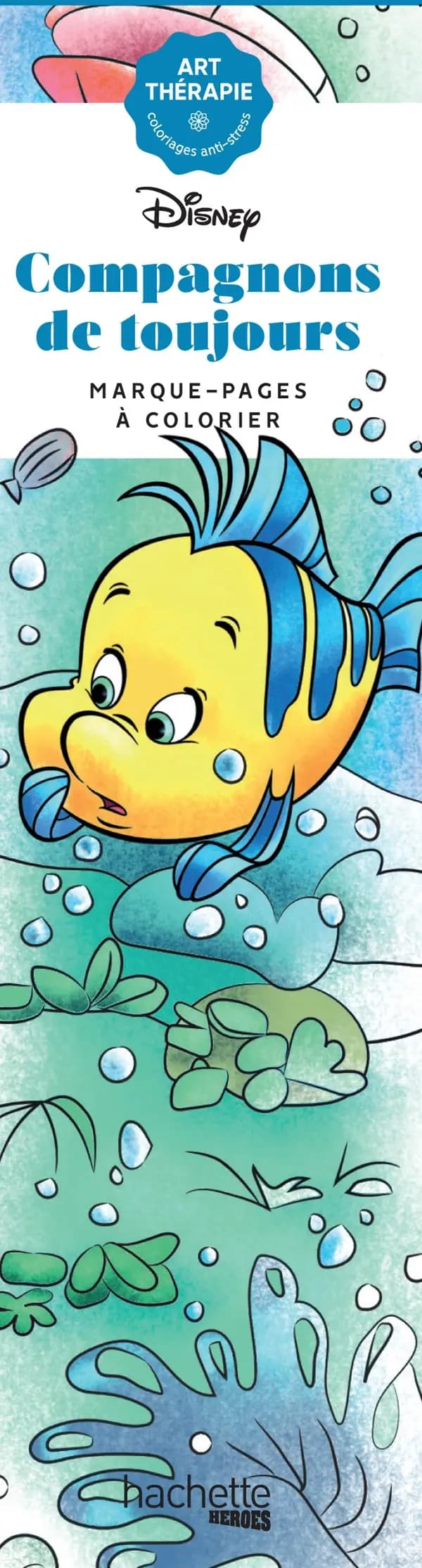 Compagnons de toujours : marque-pages Disney à colorier