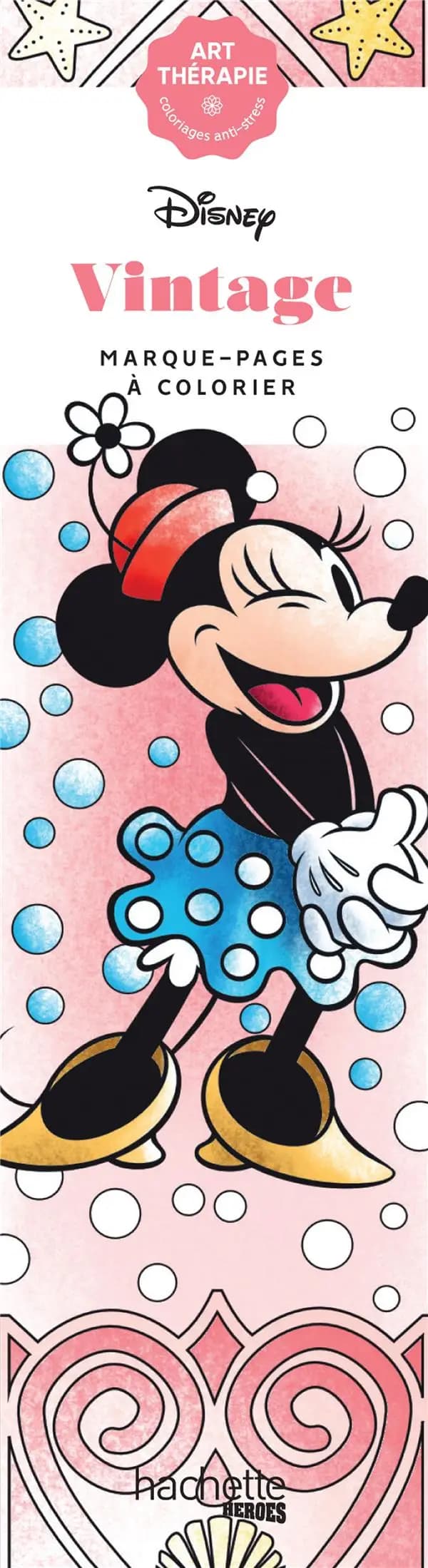 Vintage : marque-pages Disney à colorier