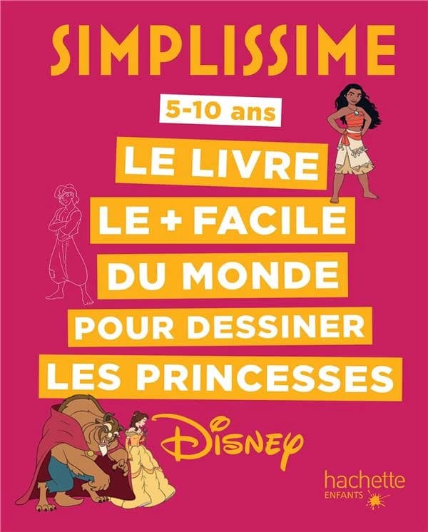 Le livre le + facile du monde pour dessiner les princesses