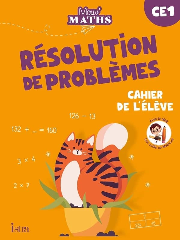Mouv' Maths : résolution de problèmes : cahier de l'élève : CE1