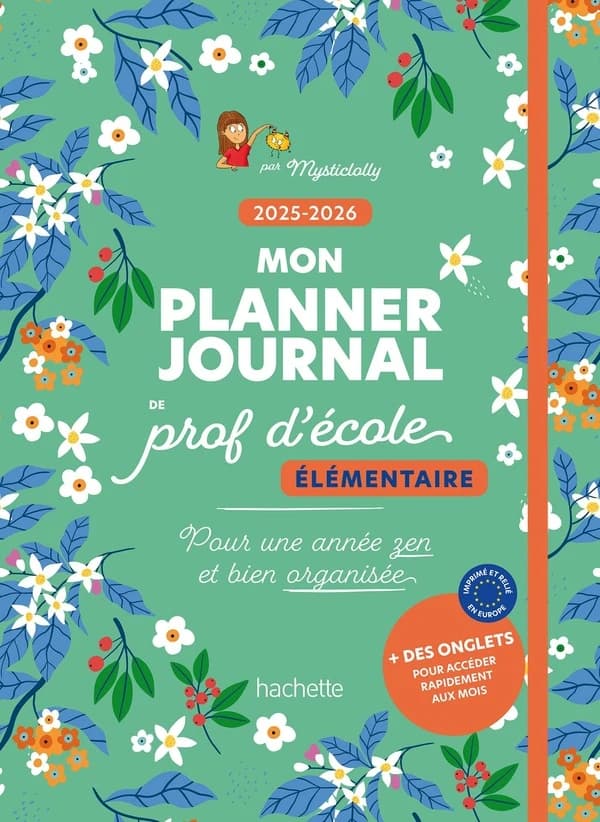 Mon planner journal de prof d'école Elémentaire