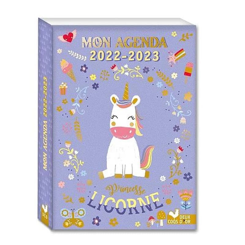 Mon agenda princesse licorne (édition 2022