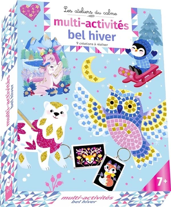 Créations bel hiver : coffret avec accessoires : [Autocollant]