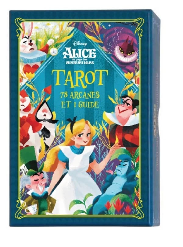 Alice au pays des merveilles : tarot : 78 arcanes et 1 guide explicatif