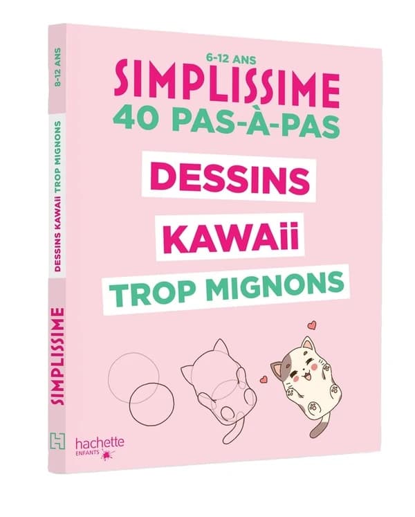 Dessins kawaii trop mignons : 40 pas-à-pas ([Nouvelle éd.]) [Jindorow]