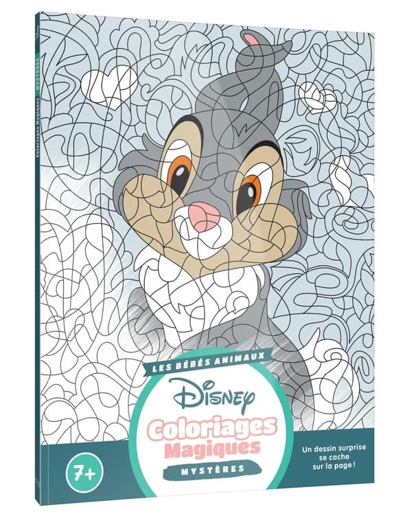 Coloriages magiques : mystères : Disney : les bébés animaux : 7 ans et plus : [Album à colorier]