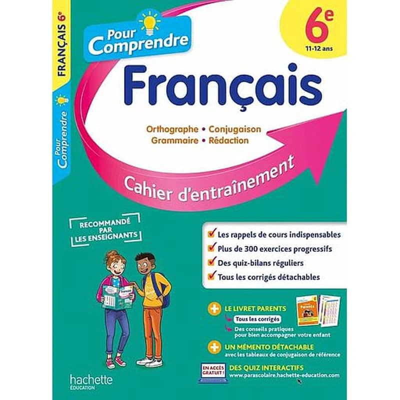 Pour comprendre tout le français : 6e ; cahier d'entraînement
