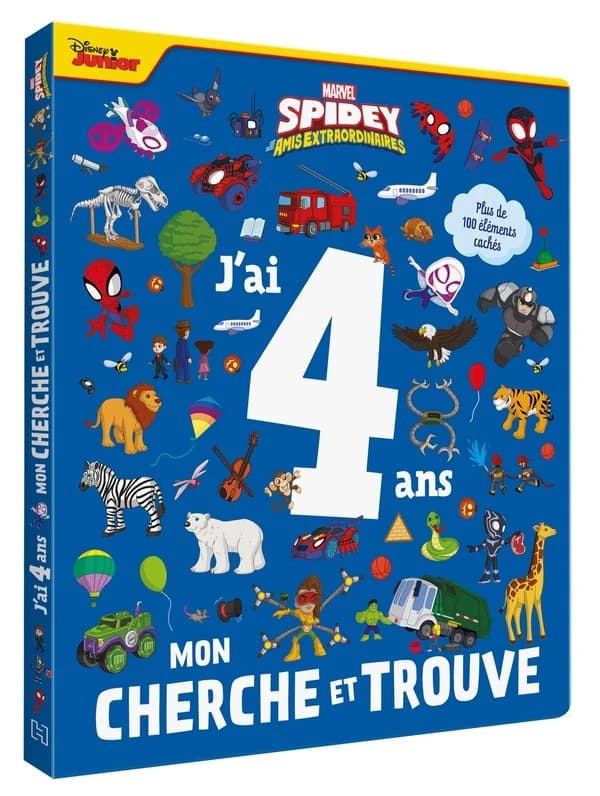 Marvel Spidey et ses amis extraordinaires : mon cherche et trouve : j'ai 4 ans