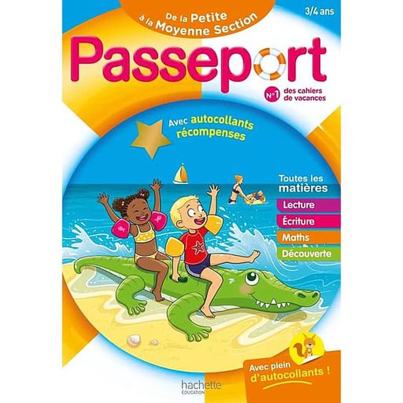 Passeport De la Petite à la Moyenne Section : Avec autocollants récompenses