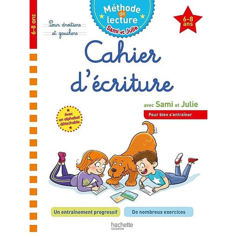 Sami et Julie ; méthode de lecture : cahier d'écriture avec Sami et Julie