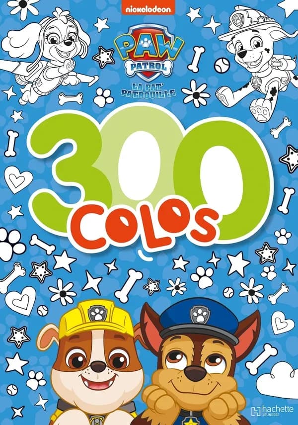 300 colos : La Pat' Patrouille : [Album à colorier]