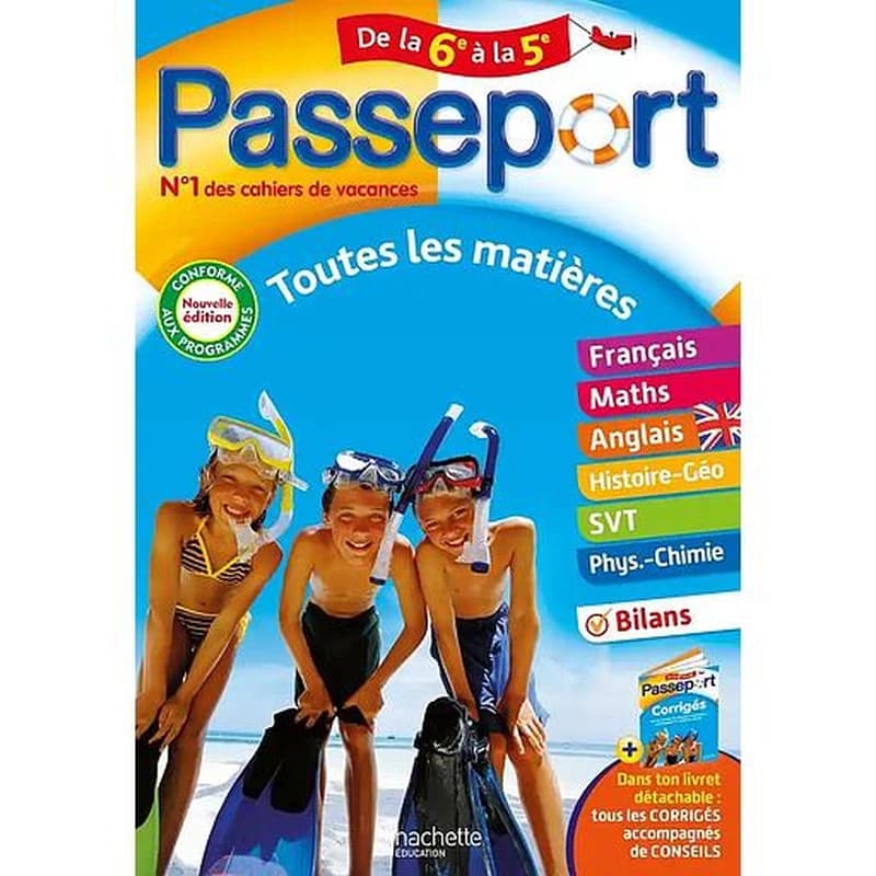 Passeport Toutes les matières de la 6e à la 5e