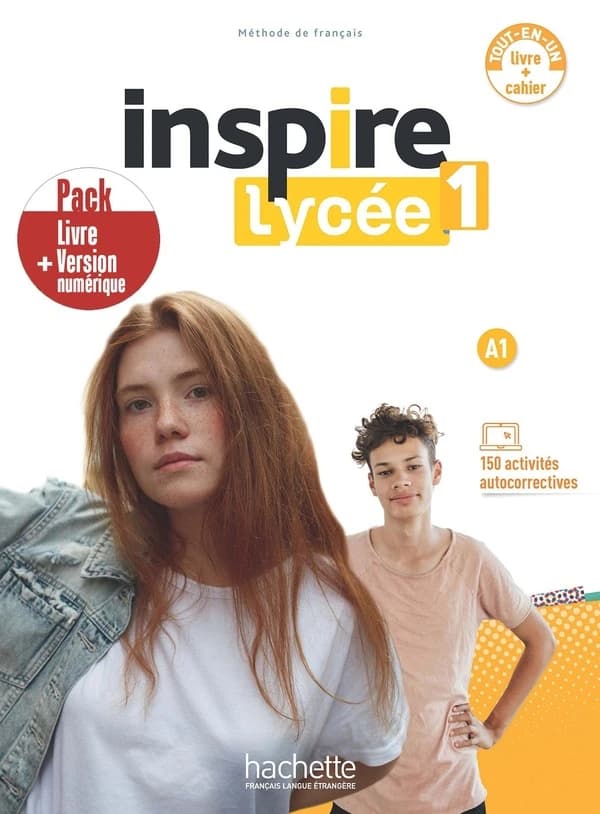 INSPIRE LYCEE : livre de l'eleve + cahier d 'activites a1 + version nume