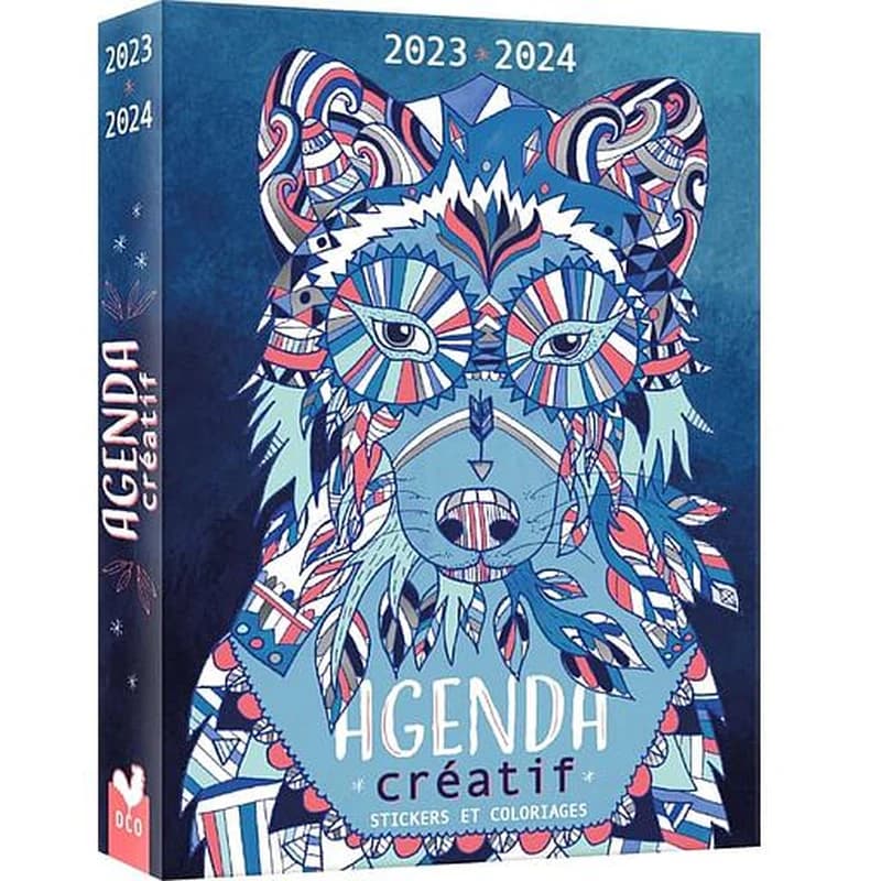 Agenda créatif ; stickers et coloriages (édition 2023