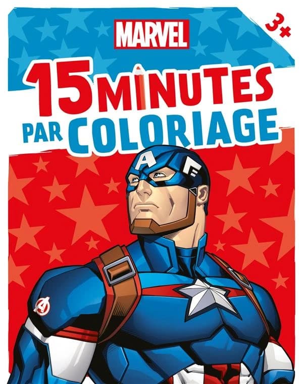 15 minutes par coloriage : Marvel : [Album à colorier]