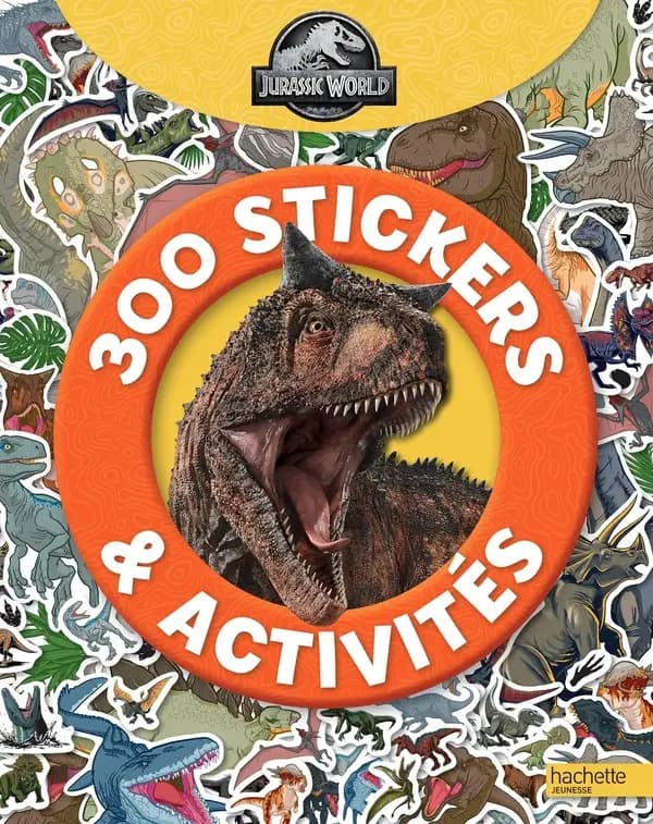 Jurassic World : 300 stickers : [Autocollant]