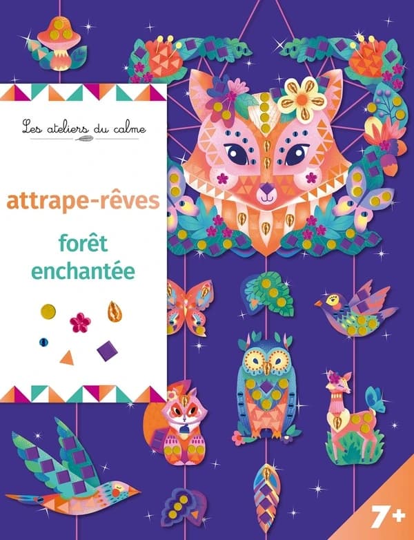 Attrape-rêves forêt enchantée : pochette avec accessoires : 7 ans : [Image à découper]
