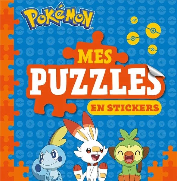 Mes puzzles en stickers : Puzzles en stickers - Pokémon : [Autocollant]