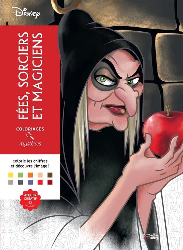 Coloriages mystères : Disney : fées, sorciers et magiciens : [Album à colorier]