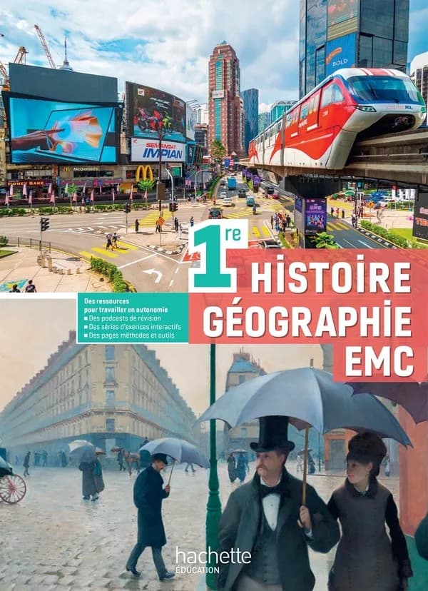 Histoire, géographie, EMC, 1re