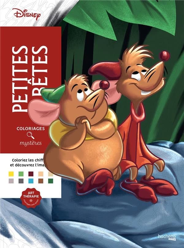 Coloriages mystères Disney : Petites bêtes : [Album à colorier]