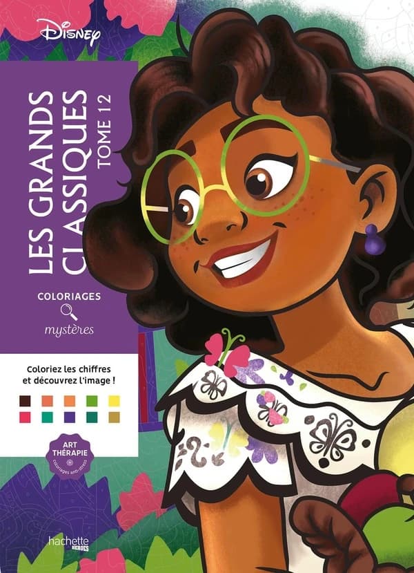 Art-thérapie ; Coloriages mystères : Les grands Classiques Tome 12