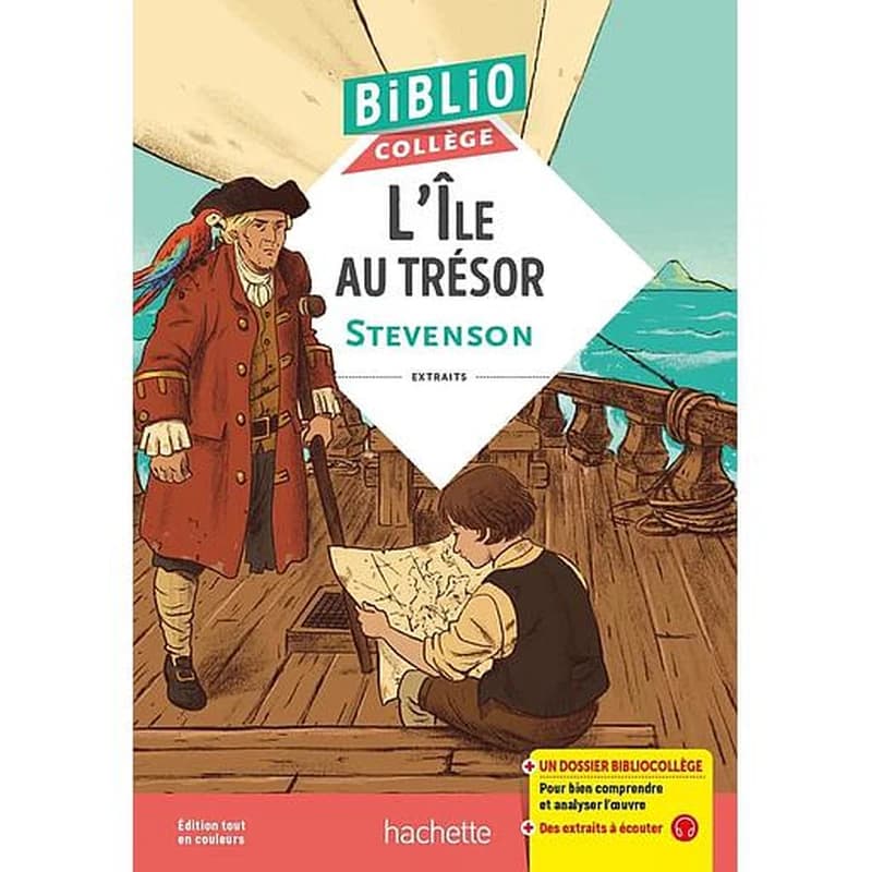 L'île au trésor : extraits (Éd. tout en couleurs)