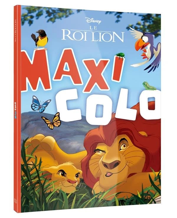 Maxi colo : Disney : le roi lion : [Album à colorier]