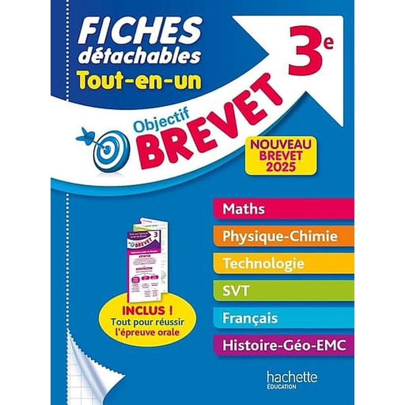 OBJECTIF BREVET - FICHES TOUT-EN-UN 2025
