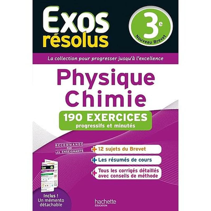 Physique chimie : 3e, nouveau brevet