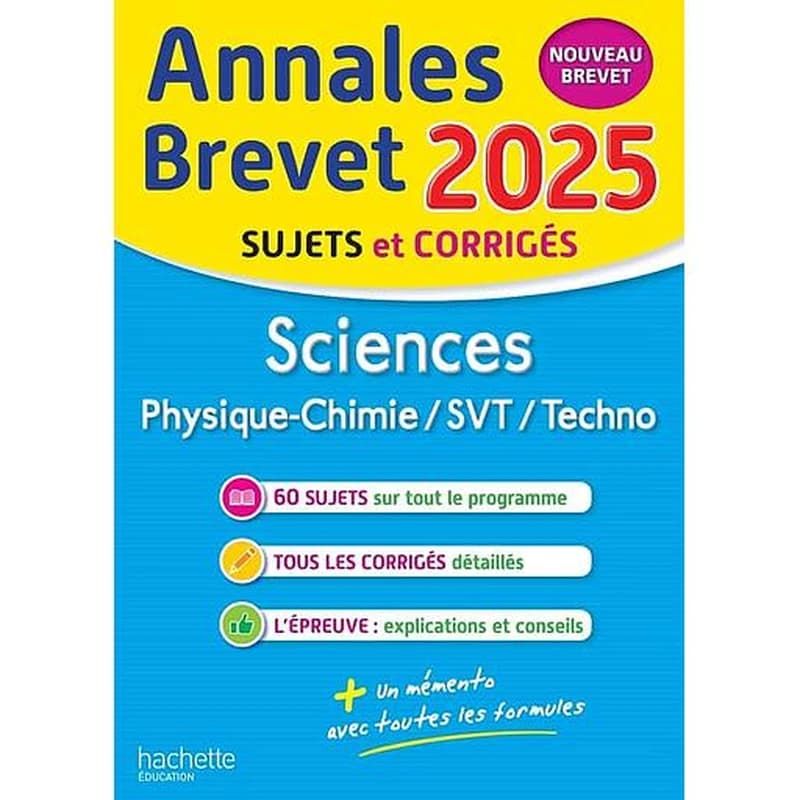 Sciences : physique-chimie, SVT, techno