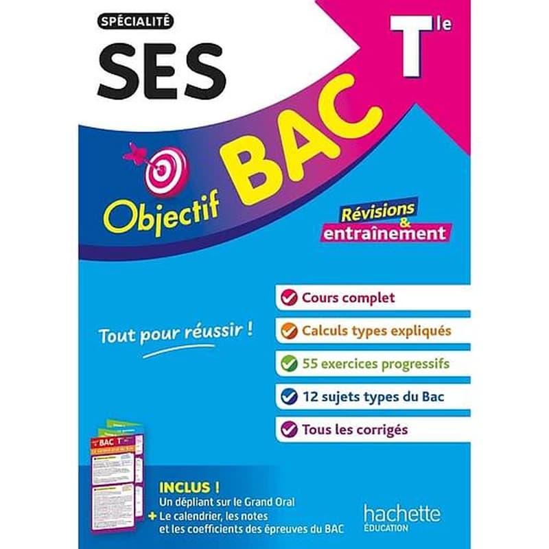 OBJECTIF BAC TLE SPECIALITE SES BAC 2025