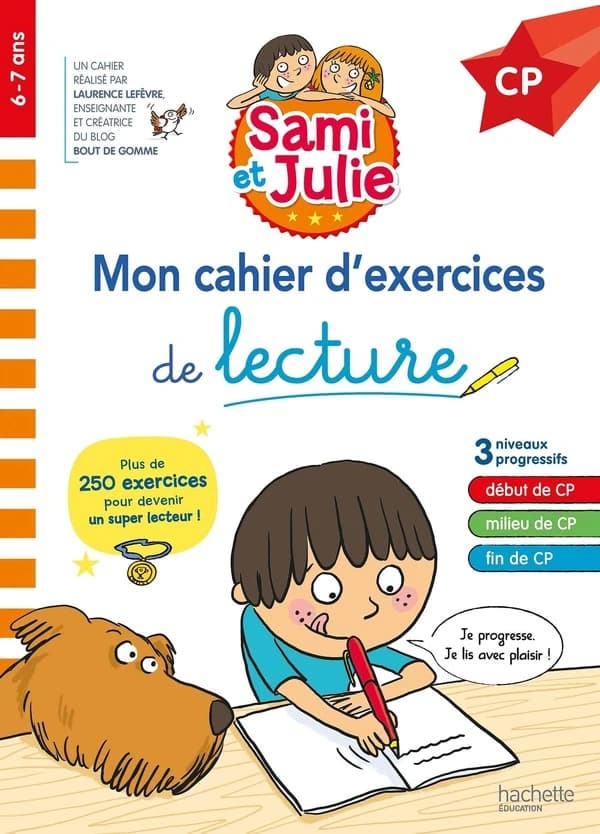 Sami et Julie : CP ; Mon cahier d'exercices de lecture
