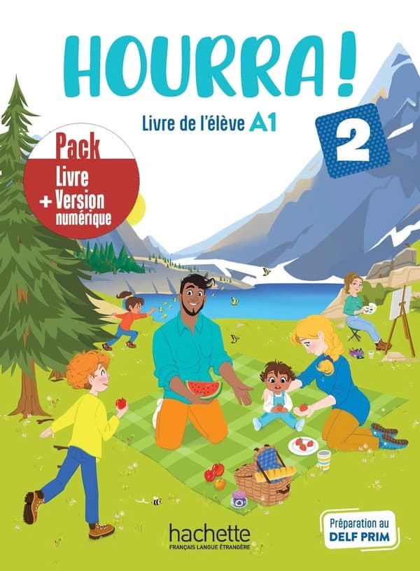 Méthode de français Hourra ! 2 : Pack Livre de l'élève A1 + version numérique