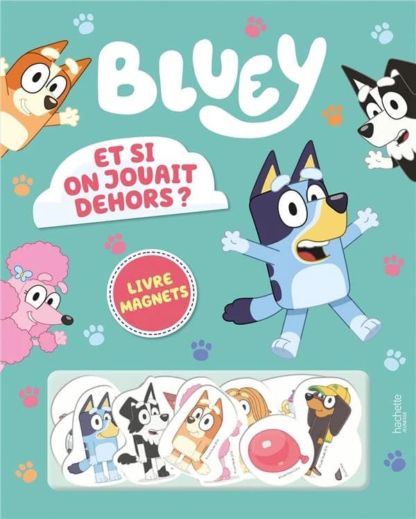 Et si on jouait dehors ? : livre magnets