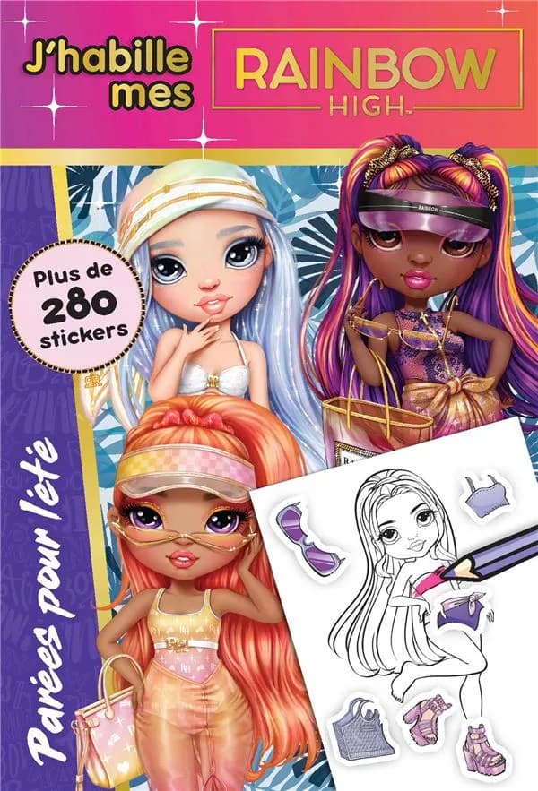 J'habille mes Rainbow High : Parées pour l'été : [Autocollant]