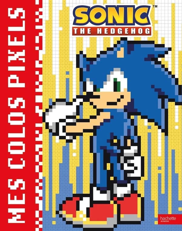Mes colos pixels : [Album à colorier] : [image fixe] : Sonic The hedgehog