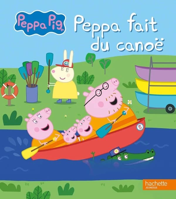 Peppa fait du canoë